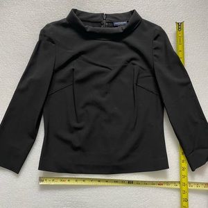 Ann Taylor  Women’s Black Long Sleeve Blouse Shirt Stretch Sz 4